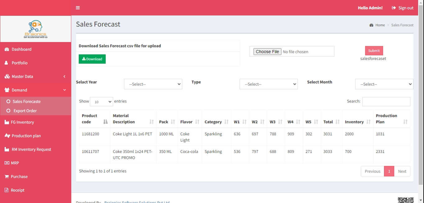 Material Resource Planning Software image